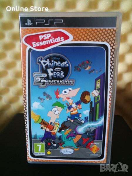 Phineas and Ferb Across the 2nd Dimension - Игра за PSP, снимка 1