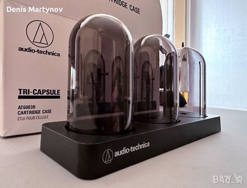 Audio Technica Tri-Capsule Turntable Headshell Cartridge Storage Case, снимка 1