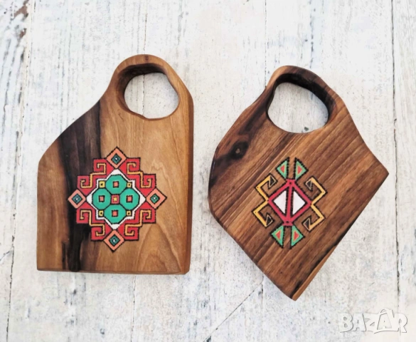 Дъски от орех ръчна пирография