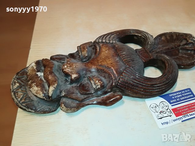 МАСКА ЗА СТЕНА 36Х18СМ-1503231626, снимка 6 - Антикварни и старинни предмети - 40011435