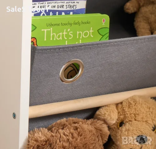 Етажерка с два текстилни Рафта, 55x35x50cm , снимка 3 - Етажерки - 46835140