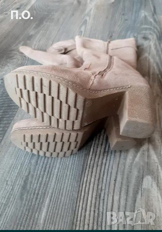 Продавам ботуши велур Номер 40, снимка 3 - Дамски ботуши - 43950726