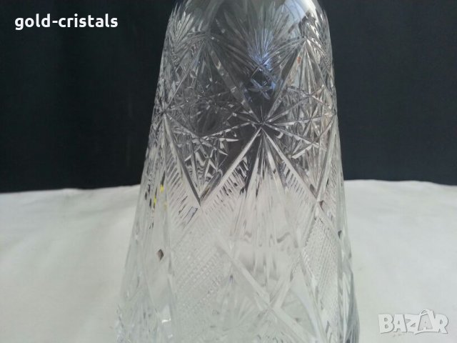 Руски кристал кристална гарафа и кристални чаши , снимка 9 - Антикварни и старинни предмети - 22630172