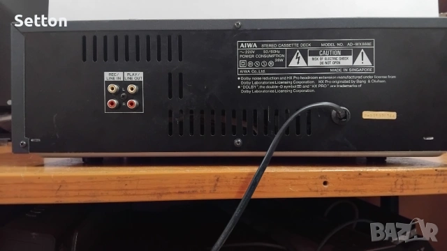 Aiwa AD-WX 888 за ремонт/части, снимка 4 - Декове - 53424036