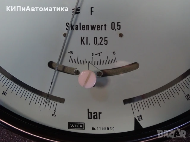 образцов манометър WIKA 341.11.250 (0-160)Bar precision test pressure gauge, снимка 4 - Резервни части за машини - 50505284