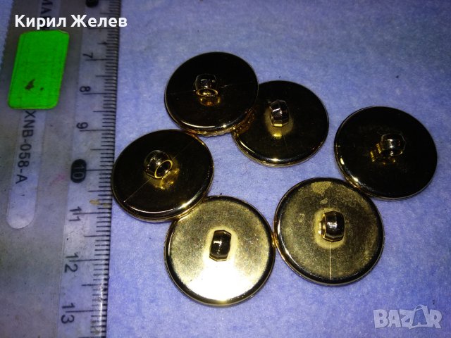 ЛОТ ШЕСТ ФЛОРАЛНО ВИНТИДЖ СТИЛНО ОРНАМЕНТИРАНИ ПОЗЛАТЕНИ МЕТАЛНИ КОПЧЕТА 24830, снимка 5 - Колекции - 43551685