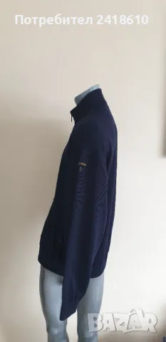 Paul & Shark Bretagne Light Woll Cardigan Knitted Full Zip Mens Size 2XL ОРИГИНАЛ! Мъжка Вълнена Жил, снимка 7 - Пуловери - 48664286