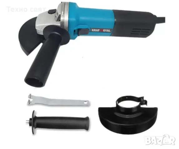 НЕМСКИ флекс-ъглошлайф професионален KrafT Royal 1100W, снимка 3 - Други инструменти - 48349345