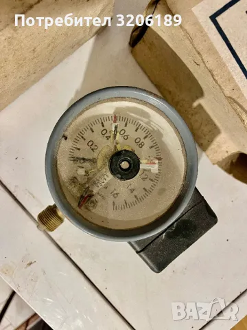 Манометър, контактен, аналогов, Ф100x87mm, 0 - 1MPa, 1NC + 1NO, 150VAC, 0.5A, снимка 6 - Резервни части за машини - 50044073