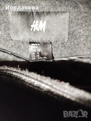 Палто H&M размер 38, снимка 3 - Палта, манта - 52790658