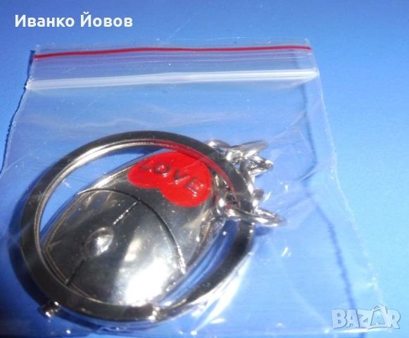 Ключодържател Компютърна мишка, метален, цветен, 2D (плосък), идеален подарък, снимка 11 - Други - 53430373