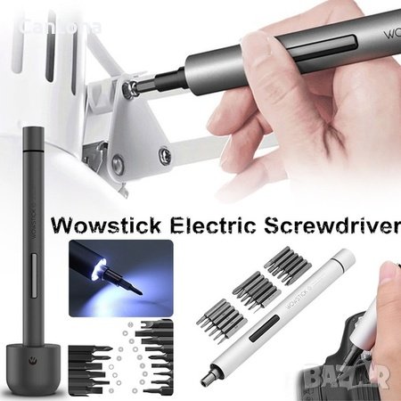 Електрическа отвертка XIAOMI WOWSTICK 1F+ ELECTRIC SCREWDRIVER - 41 части, снимка 1 - Отвертки - 43907058