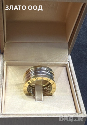 Златни халки модел ПРУЖИНА, снимка 4 - Пръстени - 36518381