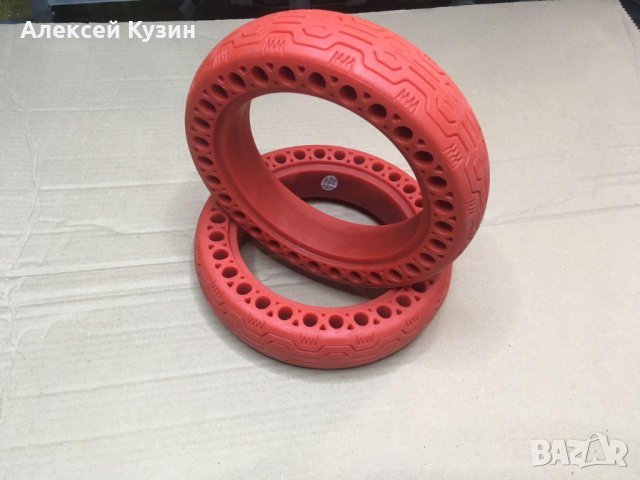 Твърда гума 8.5 инча червена Xiaomi M365, снимка 2 - Скейтборд, ховърборд, уейвборд - 32214706