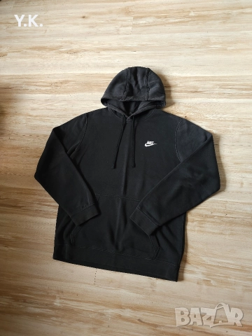 Оригинален мъжки суичър Nike Club Fleece, снимка 2 - Суичъри - 52730204