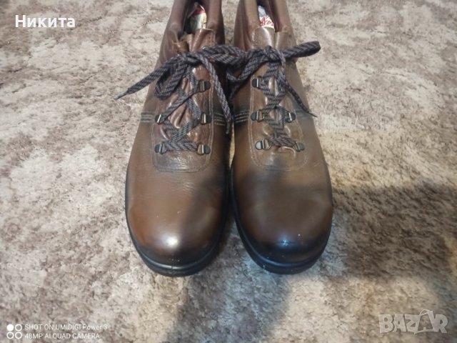 Gerba-работни боти с бомбе 46 номер-естествена кожа, снимка 2 - Ежедневни обувки - 43215663