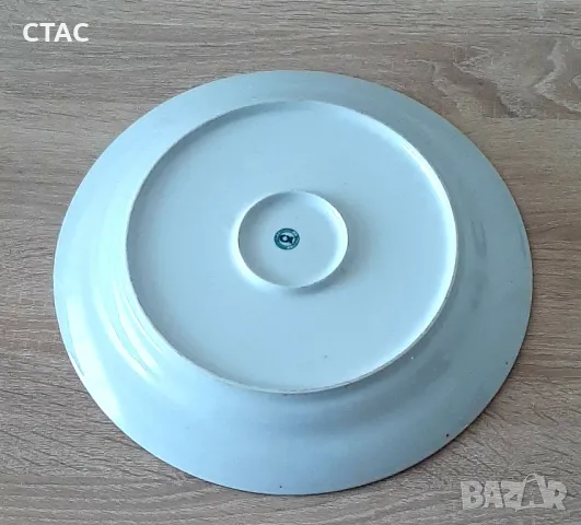 Неизползвано порцеланово плато от80-те год, снимка 3 - Чинии - 50099362