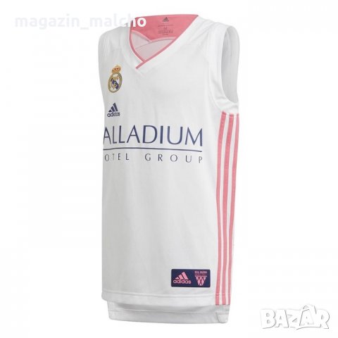Детска Тениска - ADIDAS RMCF Real Madrid Baloncesto Basketball Home Jersey;размери:от 116 до 164 см.