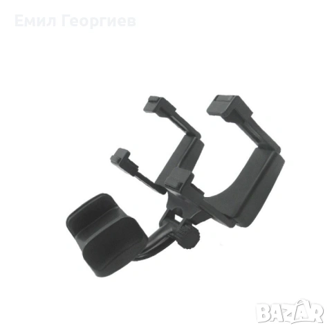 Поставка за телефон върху огледалото за обратно виждане на автомобил, снимка 6 - Аксесоари и консумативи - 53100655