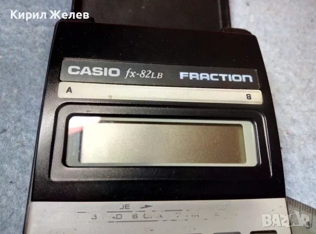 CASIO fx-82LB FRACTION MADE in JAPAN Стар МАРКОВ ОРИГИНАЛЕН МНОГОФУНКЦИОНАЛЕН КАЛКУЛАТОР КАСИО 35974, снимка 2 - Друга електроника - 47655467