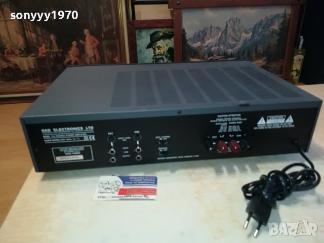 NAD POWER AMPLIFIER-СТЕРЕО СТЪПАЛО ВНОС SWISS 2412231300, снимка 15 - Ресийвъри, усилватели, смесителни пултове - 43534027