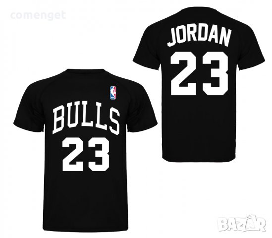 Мъжка NBA тениска CHICAGO BULLS с MICHAEL JORDAN принт! Създай модел по Твой дизайн!, снимка 2 - Тениски - 15735501