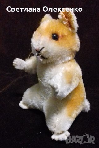 Колекционерска мека играчка Steiff Hamster Goldy , снимка 11 - Колекции - 37743126