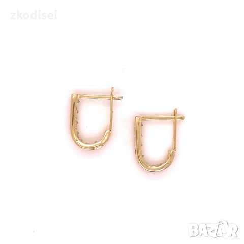 Златни обеци 1,11гр. 14кр. проба:585 модел:36373-6, снимка 2 - Обеци - 52990551