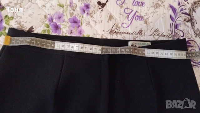 Продавам дамски черен панталон номер 52, снимка 4 - Панталони - 52051903