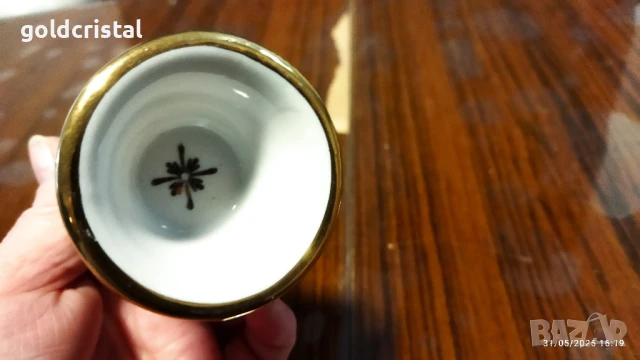 Стар български порцелан ваза, снимка 7 - Антикварни и старинни предмети - 50180207