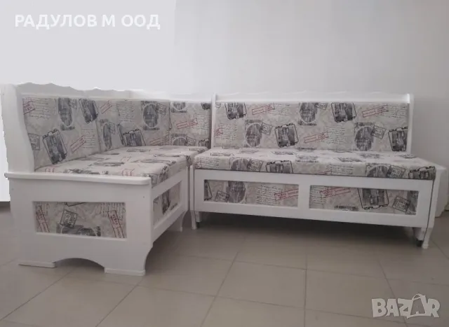 Ъгъл за трапезария КЛАСИК масив с функция сън / 30403, снимка 3 - Дивани и мека мебел - 33507505