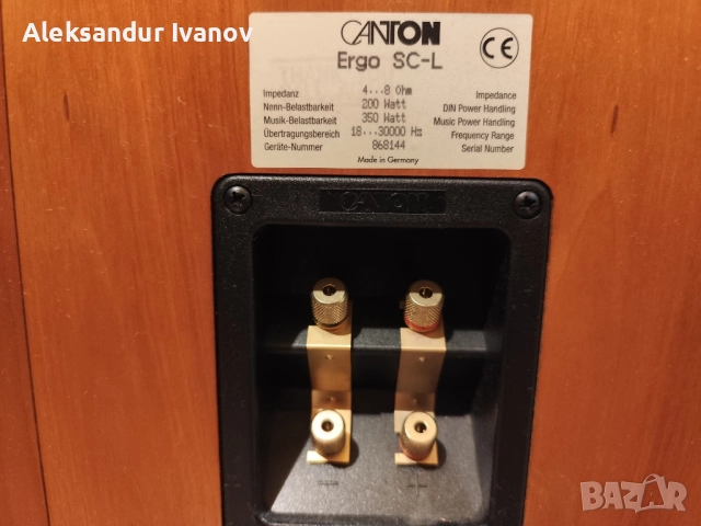 Canton Ergo SC-L (cherry), снимка 14 - Тонколони - 52642387