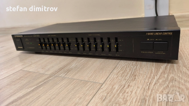 PIONEER GR 333 Стерео графичен еквалайзер 7 ленти Винтидж 1989, снимка 4 - Еквалайзери - 52927585