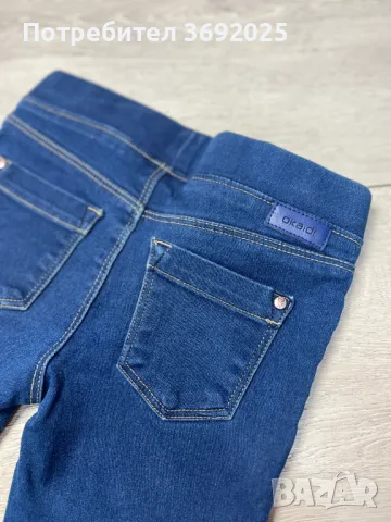 Okaidi Разтягащи се дънкови панталони за момиче 5г, снимка 8 - Детски панталони и дънки - 48410136