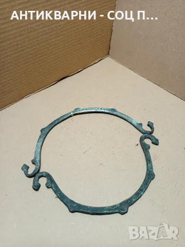 Комплект Стари Дръжки От Медни Араний Менчета., снимка 4 - Антикварни и старинни предмети - 49276836