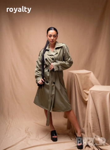 Дълго Дамско Палто , снимка 3 - Палта, манта - 52886113