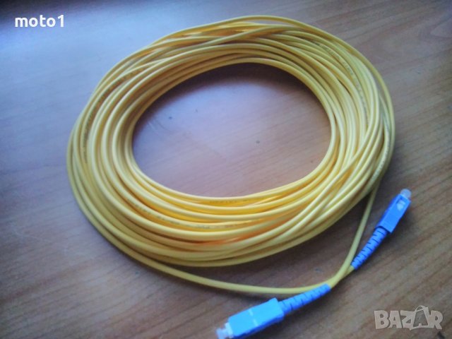 10 метров оптичен кабел за оптичен интернет и оптичен рутер, снимка 3 - Рутери - 43950787