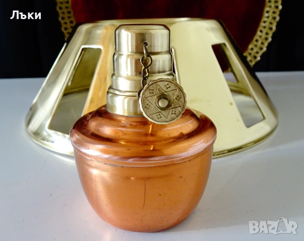 Медна тенджера със стойка,меден спиртник,фондю. , снимка 6 - Антикварни и старинни предмети - 52496138