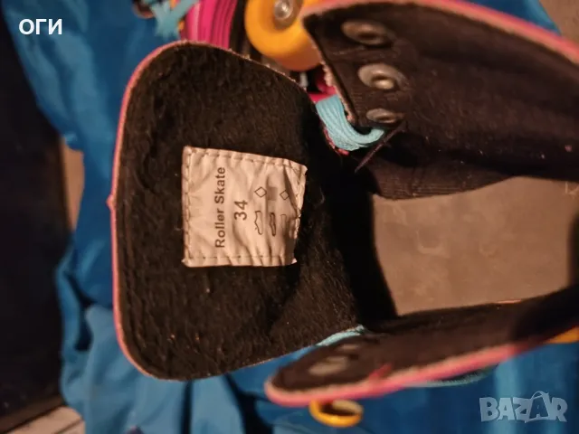 Ролери за момиче 34 номер, снимка 2 - Детски маратонки - 47896323