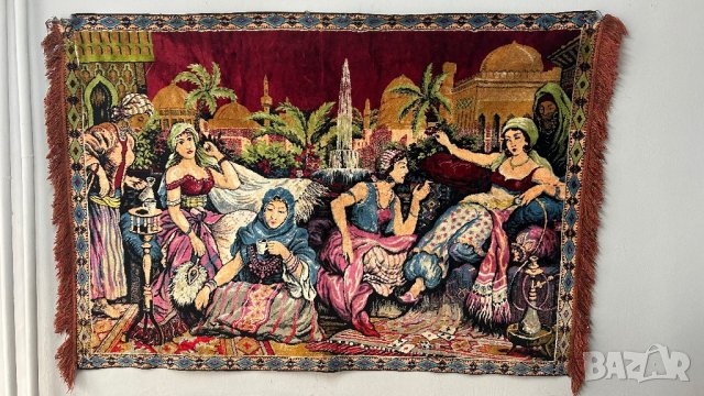 Голям турски килим за стена, снимка 1 - Декорация за дома - 43984809
