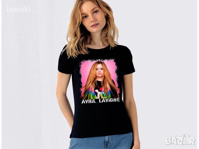 Тениски Avril Lavigne Аврил Лавин Модели и цветове, снимка 2 - Тениски - 35373962