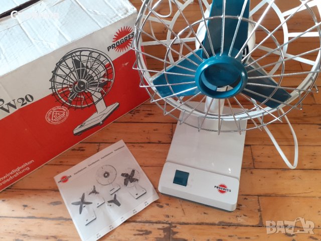 Вентилатор PROGRESS  W 20 Modell: 580 W20 Germany , снимка 4 - Вентилатори - 43790251