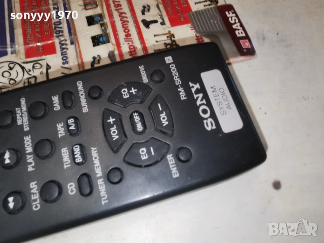 sony rm-sr200 audio remote-swiss 3012251522, снимка 8 - Ресийвъри, усилватели, смесителни пултове - 52937303