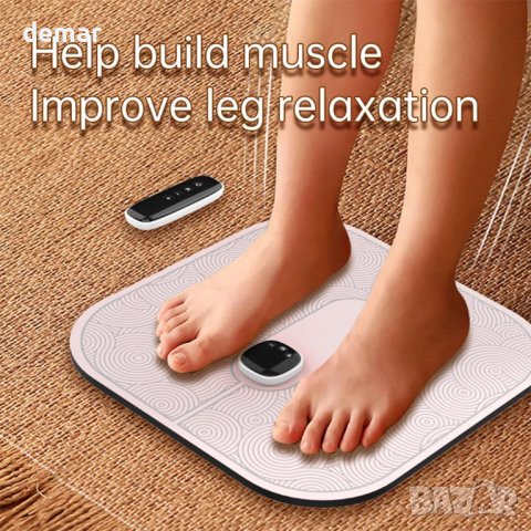 Сгъваема преносима електрическа постелка масажор за крака, розова, снимка 4 - Други стоки за дома - 43173312