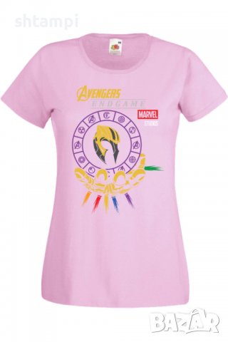 Дамска тениска Avengers End Game Thanos,Филм,Игра,superhero,Изненада,Подарък,Повод,, снимка 10 - Тениски - 37727289