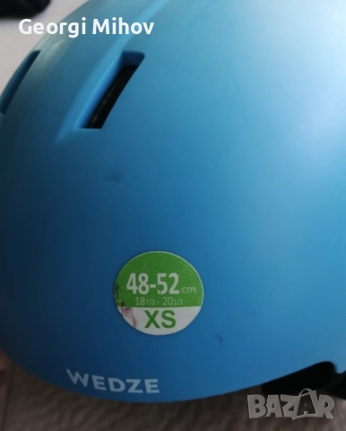 Ски очила CRANE + каска WEDZE 48-52 XS, снимка 7 - Спортна екипировка - 52792369