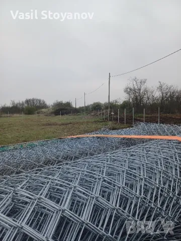 Здравейте предлагаме изграждане на огради (ограда)с циментови бетонни колове и мрежа., снимка 5 - Огради и мрежи - 50100770