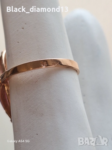 Златен Руски пръстен, снимка 4 - Пръстени - 52824096