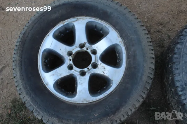Алуминиеви Джанти с гуми за опел фронтера Б 6Х139 16 Opel Frontera B  4 броя джипови гуми на 5600 км, снимка 5 - Части - 47501285