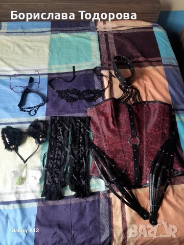 корсет плюс аксесоари, снимка 2 - Корсети, бюстиета, топове - 53102689